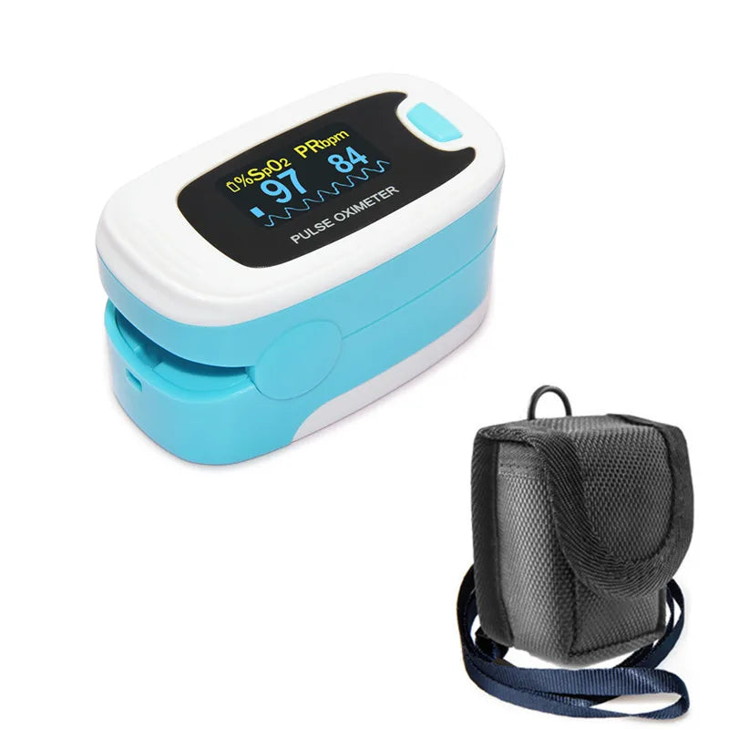 Digital Fingertips Oximeter with Pouch