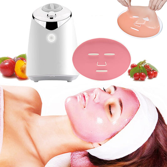 DIY-Collagen Mask Maker - Woman with Collagen on her Face