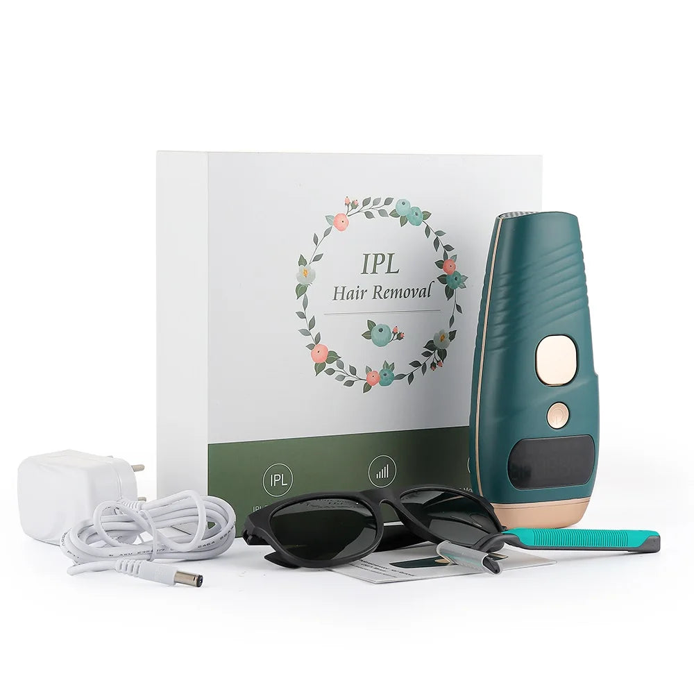 Hair Removal Device in A box - Green